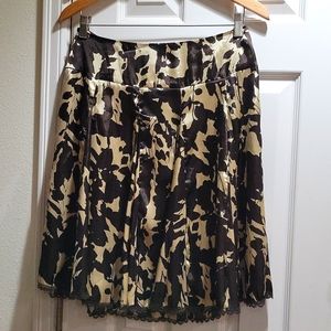 NWT APOSTROPHE Floral Print Skirt